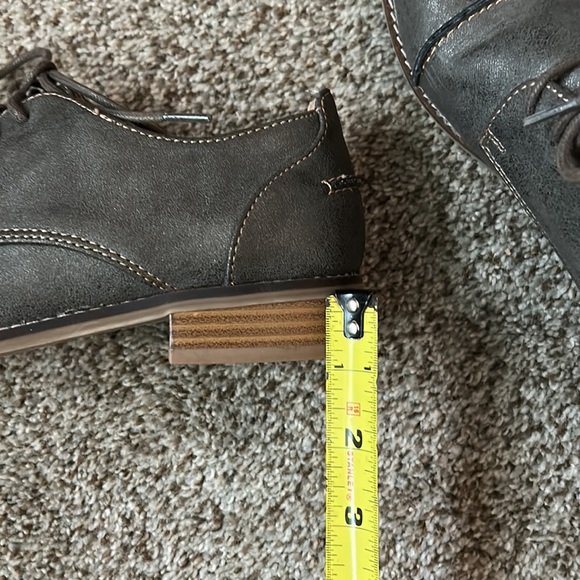 Preowned American Eagle Outfitters Brown Metallic Loafers 6 1/2 6.5 - Picture 7 of 9